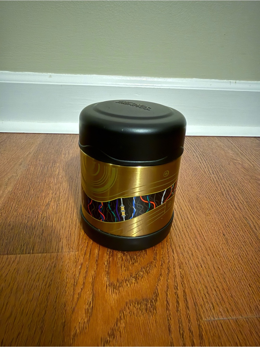 Thermos Star Wars C-3PO Stainless Steel Insulated Food Jar 10 oz Gold Metallic